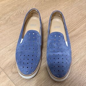 Blue Suede Women’s  Loafers